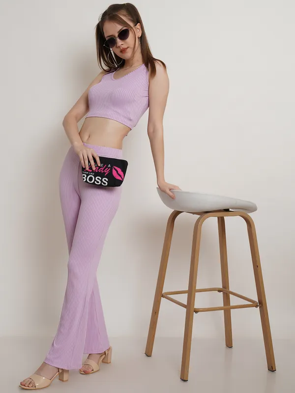 Women_Lavender_Crop_Top_With_Trouser_Co-Ords_Set__POPWINGS