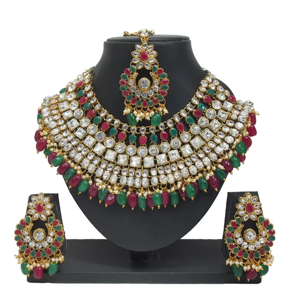 Lucentarts Jewellery KUNDAN CHOKER 