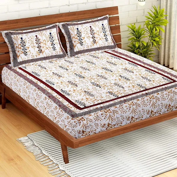 RajasthaniKart®_100%_Cotton_Jaipuri_Print_240_TC_King_Size_Bedsheet_with_2_Pillow_Covers_-_(90_x_108_inches)_Handmade__RajasthaniKart