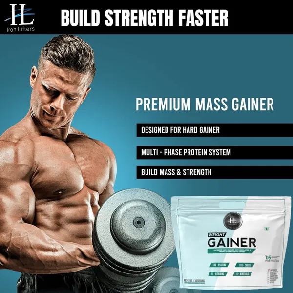 IRON_LIFTERS_Premium_Weight_Gainer_Complete_Nutritional_Supplement_Delicious_Flavor_Powder_for_Weight_&_Mass_Gain_(Chocolate,_1_kg)__Ironlifters