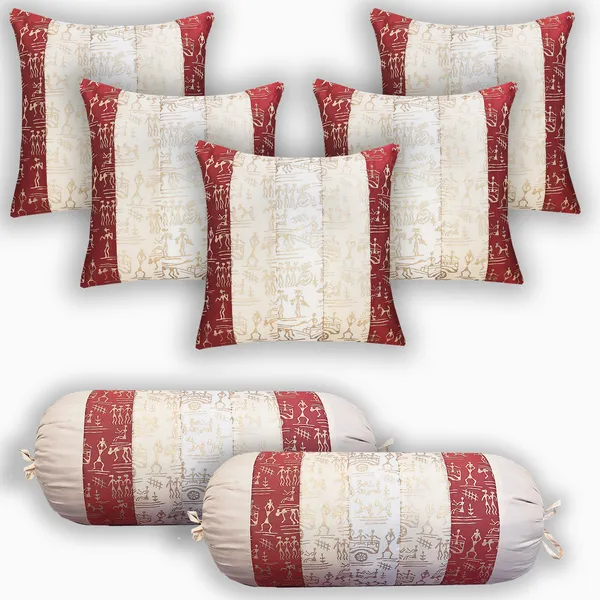 https://d1311wbk6unapo.cloudfront.net/NushopCatalogue/tr:w-600,f-webp,fo-auto/Gifts_Island®_Combo_Dupion_Silk_Tricolor_Tribal_Golden_3D_Printed_Square_Pillow_Cushion_Covers_16x16_inches_Set_of_5___Round_Pillow_Bolster_Covers_Set_of_2_16x30_inches__Red_Beige_White___Pack_of_7__0TKEN1SV66_2022-08-23_1.jpg