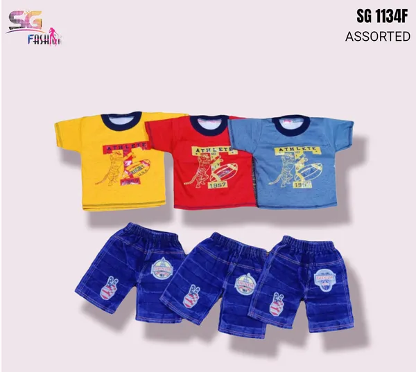 Capri_&_T-shirt_Set_for_Kids_|_Top_&_Bottom_Kids_wear__SG Fashion