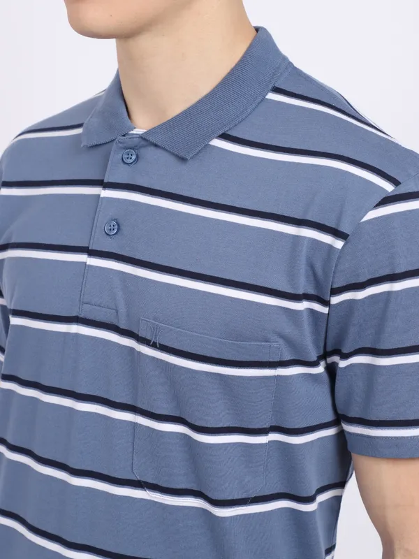 Striped_Polo_Neck_Blue_T-Shirt_With_Pocket__VENITIAN