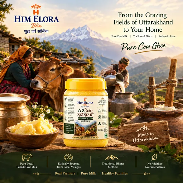 Him_Elora_A2_Bilona_Ghee_|_Pure_Desi_Cow_Ghee_from_Uttarakhand_Pahadi_Cows_|_Traditional_Bilona_Method_|_No_Preservatives,_No_Additives_|_Granular_Danedar_Ghee_for_Immunity_&_Digestion_1000_ML