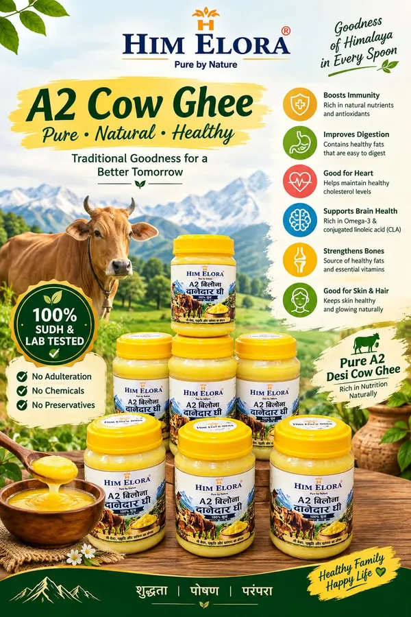 Him_Elora_A2_Bilona_Ghee_|_Pure_Desi_Cow_Ghee_from_Uttarakhand_Pahadi_Cows_|_Traditional_Bilona_Method_|_No_Preservatives,_No_Additives_|_Granular_Danedar_Ghee_for_Immunity_&_Digestion_1000_ML