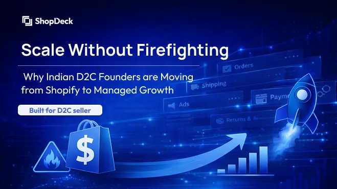 Scale Without Firefighting: Why Indian D2C Founders are Moving from Shopify to Managed Growth