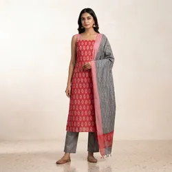 Ethnic_Elegance_Cotton_Dupatta__IKKATHAV