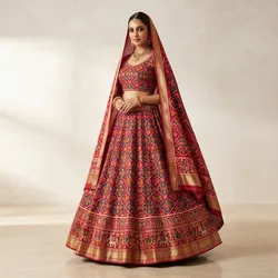 Lehenga_Looks_Patola__DISHA CREATION