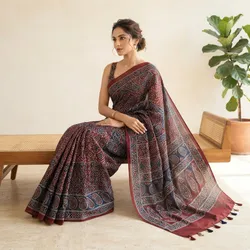Drape_&_Shine_Ajrakh__MEERA SAREE