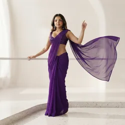 Drape_Your_Story_Georgettes__SIMPLE STYLE SAREE